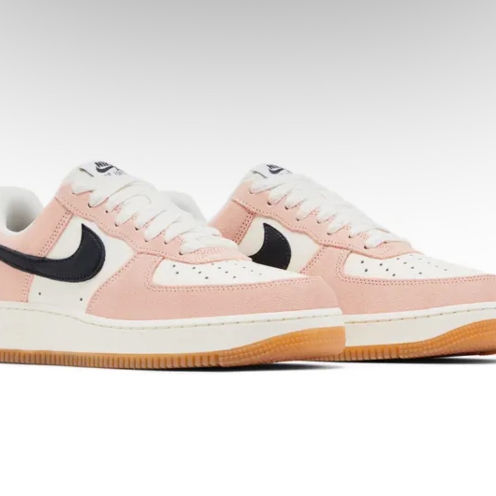 Nike Air Force 1 Pink and White Shoes
